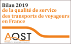 Bilan 2019 de la qualité de service des transports de voyageurs en France